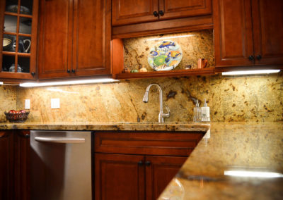 Lexington cabinets with Golden Caramel granite