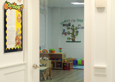 Interior safety clear doors between Nursery rooms